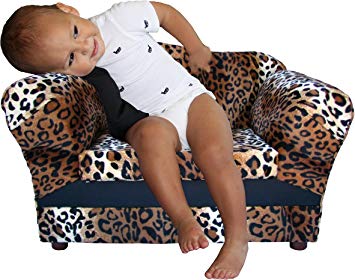 Fantasy Furniture Wave Chair, Leopard (Discontinued by Manufacturer)