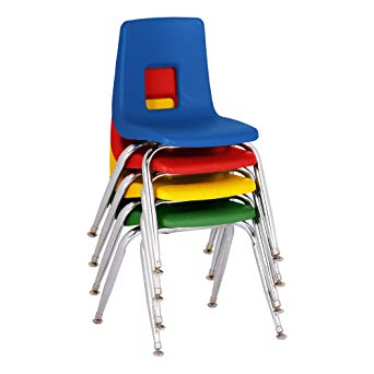 Sprogs 100 Series Preschool Chair with Chrome Legs, 9 1/2