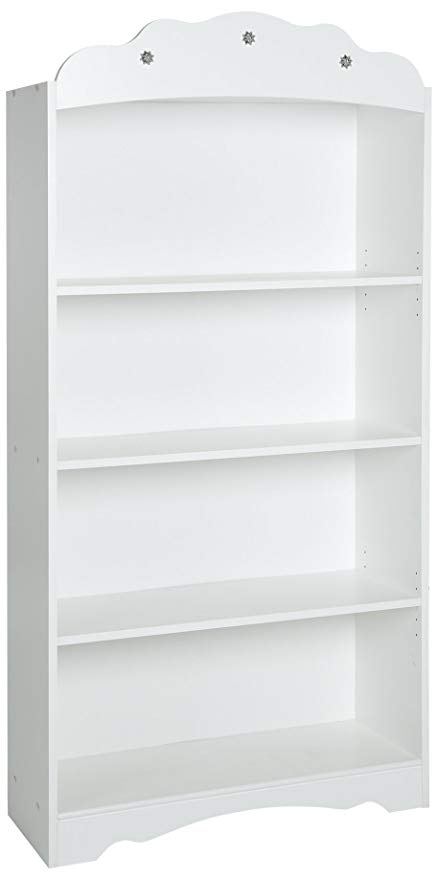 South Shore Tiara 4-Shelf Bookcase, Pure White