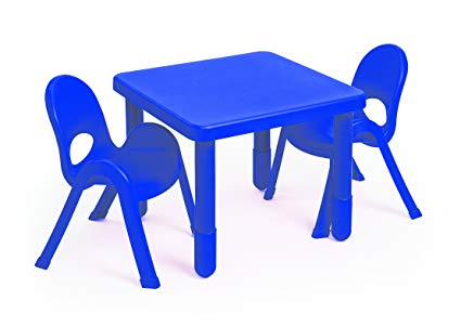 Angeles MyValue Royal Blue Table and Chair (Set of 2)
