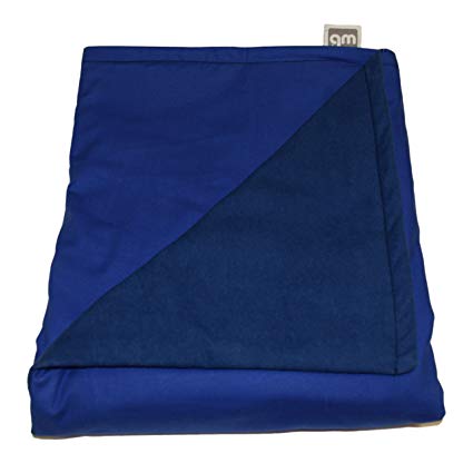 WEIGHTED BLANKETS PLUS LLC - MADE IN AMERICA - TEEN MEDIUM WEIGHTED BLANKET - BLUE - COTTON/FLANNEL (58