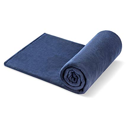 Melissa's Weighted Blankets MADE IN THE USA (12lbs Child/Teen Size) NAVY 10 varieties of Fleece and Flannel combinations available in 27 different size and weight options Medium 62