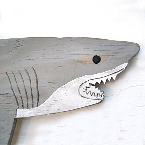 Great White Shark Wooden Cut Out Wall Art