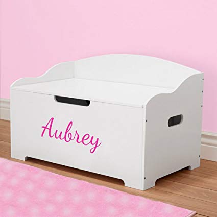 DIBSIES Personalization Station Personalized Modern Expressions Toy Box - Signature Series Girls