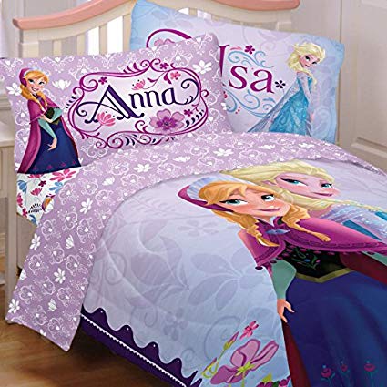 Disney Frozen Bedding Set Elsa Anna Celebrate Love Comforter and Sheets