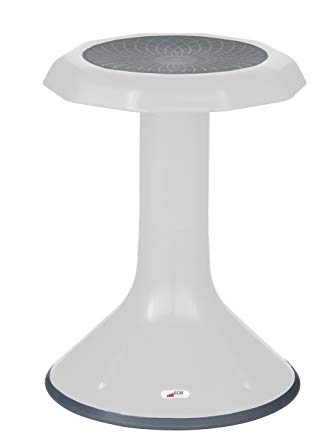 ECR4Kids ACE Active Core Engagement Stool for Kids, 18-Inch H - Powder White