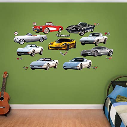 Fathead Corvette Generations Collection Real Decals