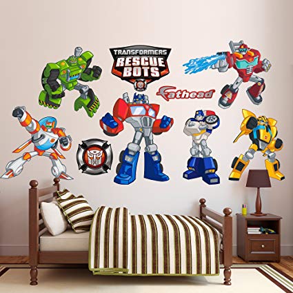 Fathead Transformers Rescue Bots Wall Decal Collection