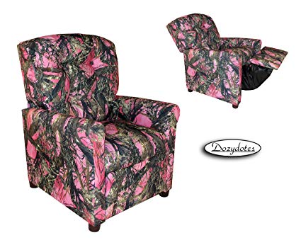 Dozydotes 11822 Child Recliner - 4 Button Camouflage Pink - True Timber